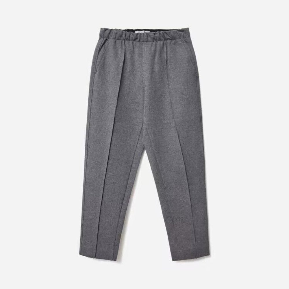 Everlane The Dream Pants Womens Size Small Heather Gray Elastic Waist Minimalist - Picture 3 of 14